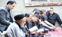 گزارش تصویری از برگزاری قرائت دعای زیارت عاشورا دهه اول ماه محرم